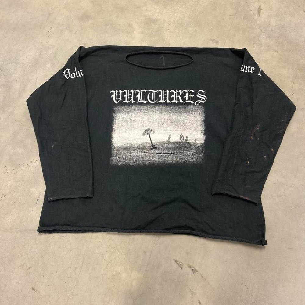 Kanye West Black Vultures long sleeve shirt